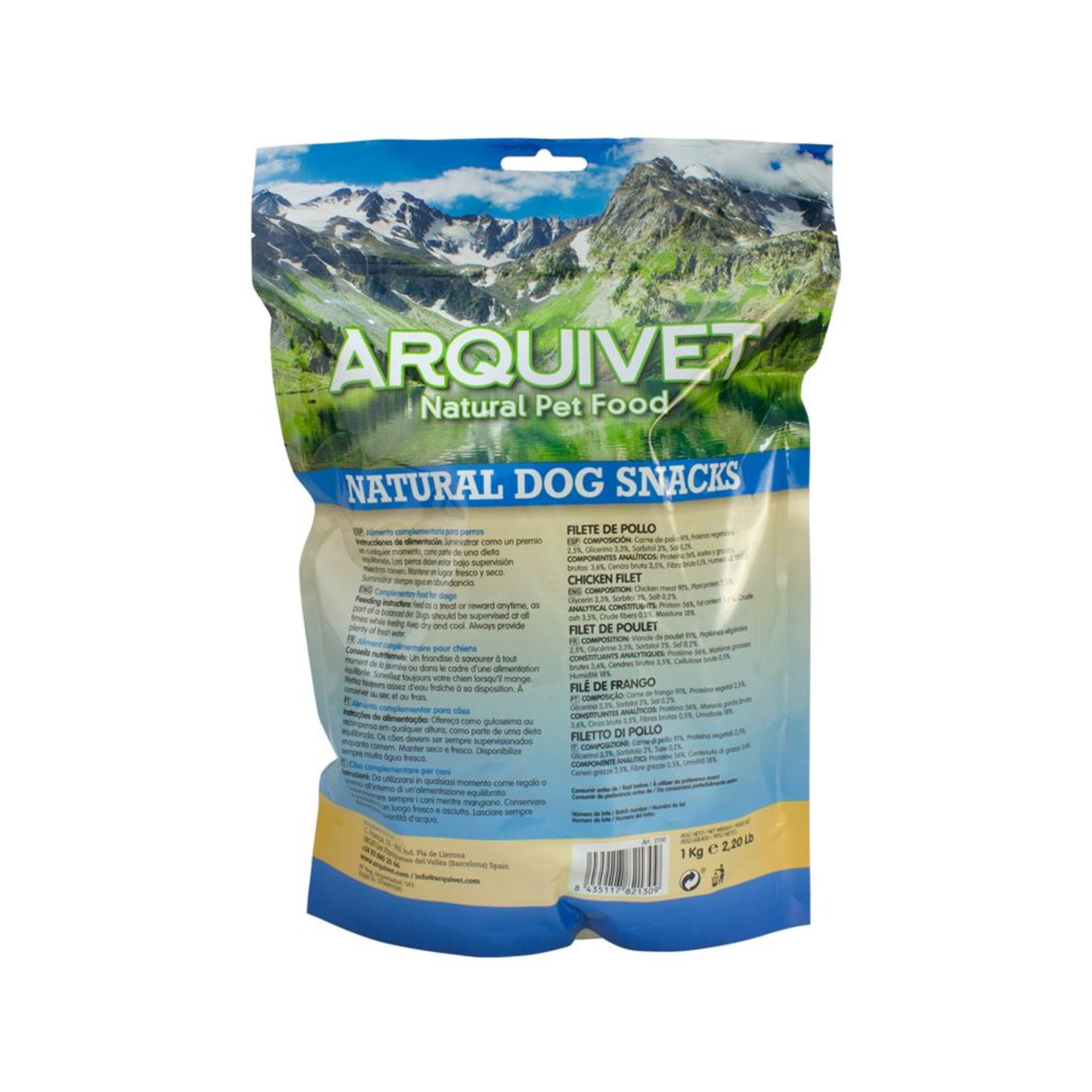 Filetes de Pollo Deshidratados 1kg · Pack Ahorro - Guaufy