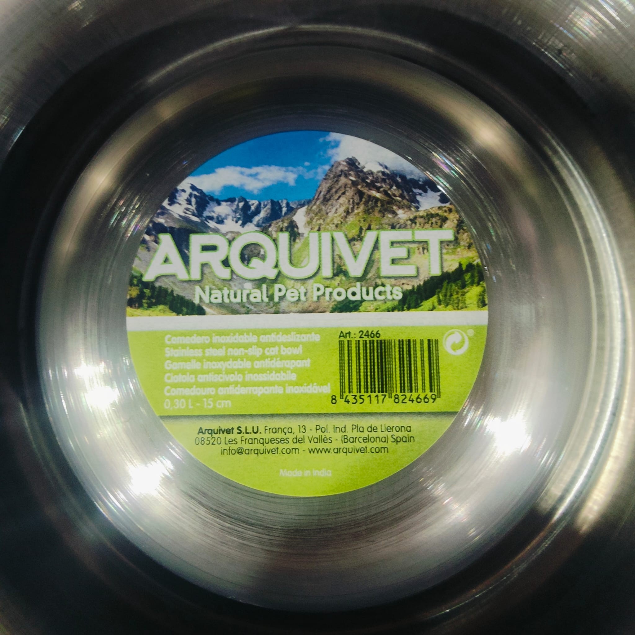 Comedero Acero Inoxidable 29cm 1.8L · Antideslizante Gran Capacidad - Guaufy