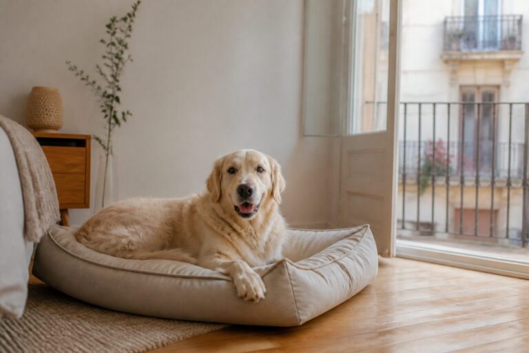 Piso pequeño y perro grande: claves para convivir sin estrés