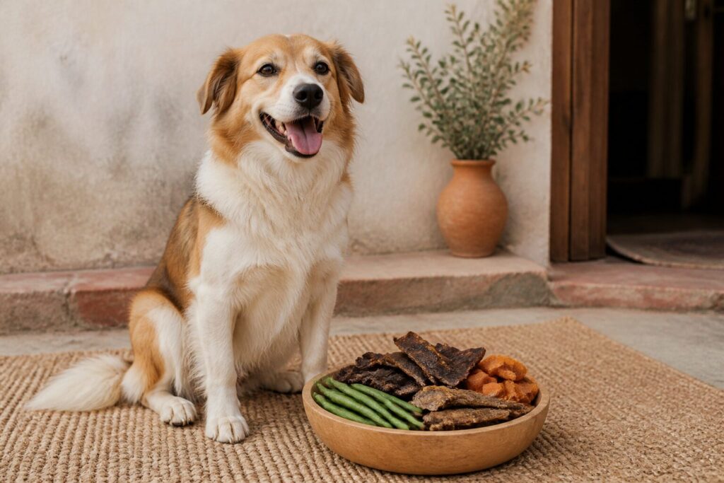 Snacks naturales para perros: cómo leer la etiqueta y acertar