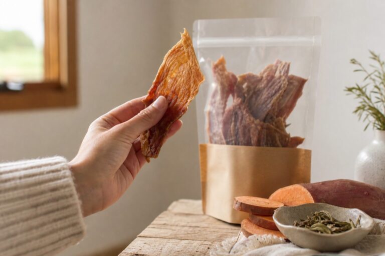 Snacks naturales para perros: cómo leer la etiqueta y acertar