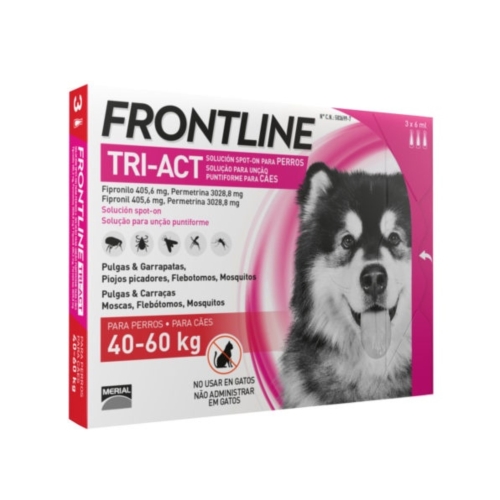 FRONTLINE TRI-ACT 2-5 KG. XS 3 PIPETAS - Imagen 4