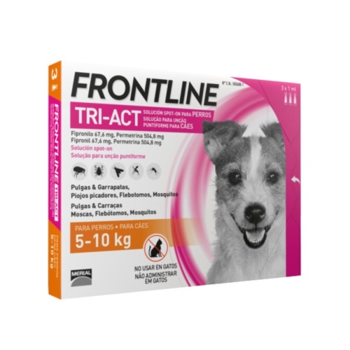FRONTLINE TRI-ACT 2-5 KG. XS 3 PIPETAS - Imagen 5
