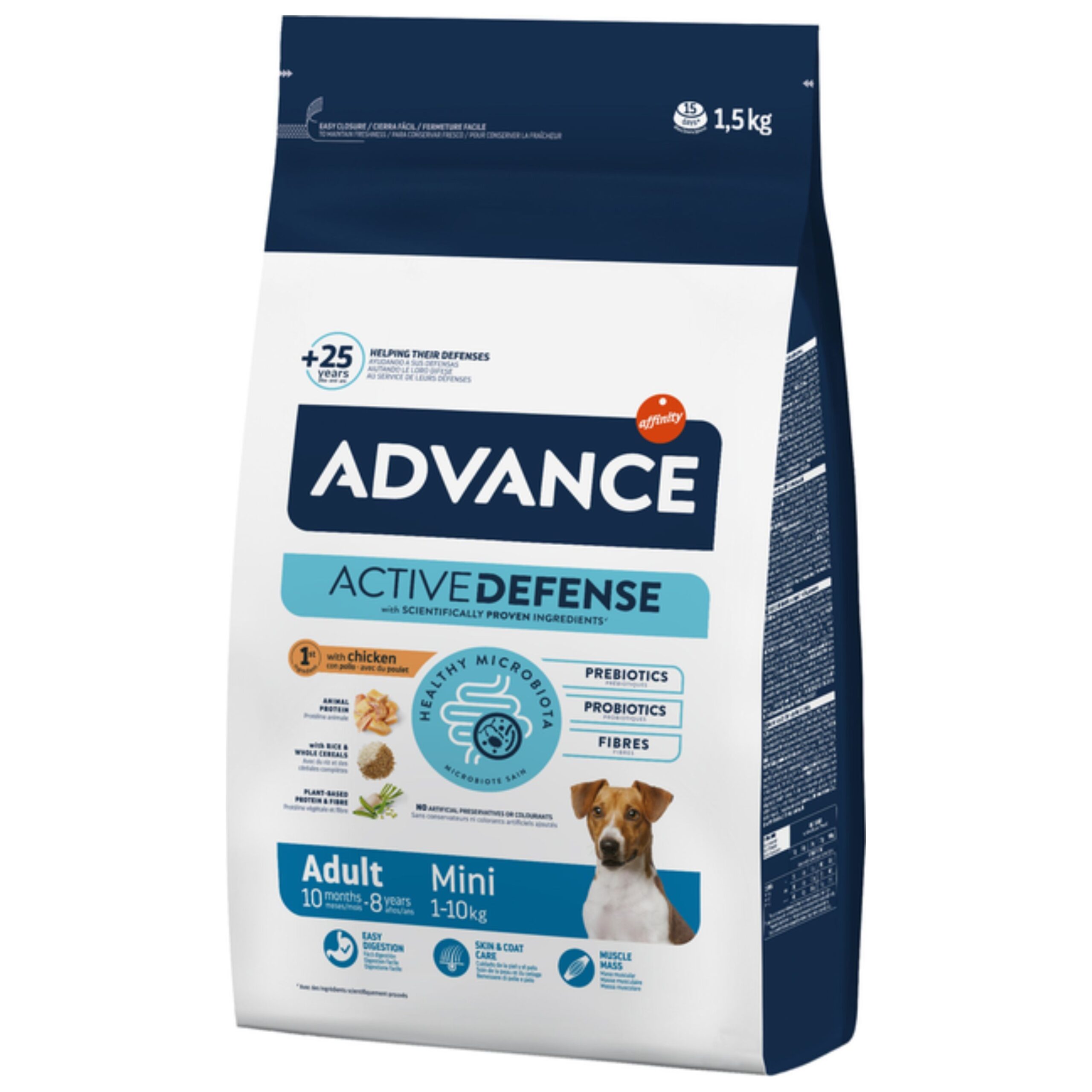 ADVANCE MINI ADULT CHICKEN 1,5 KG. - Imagen 3