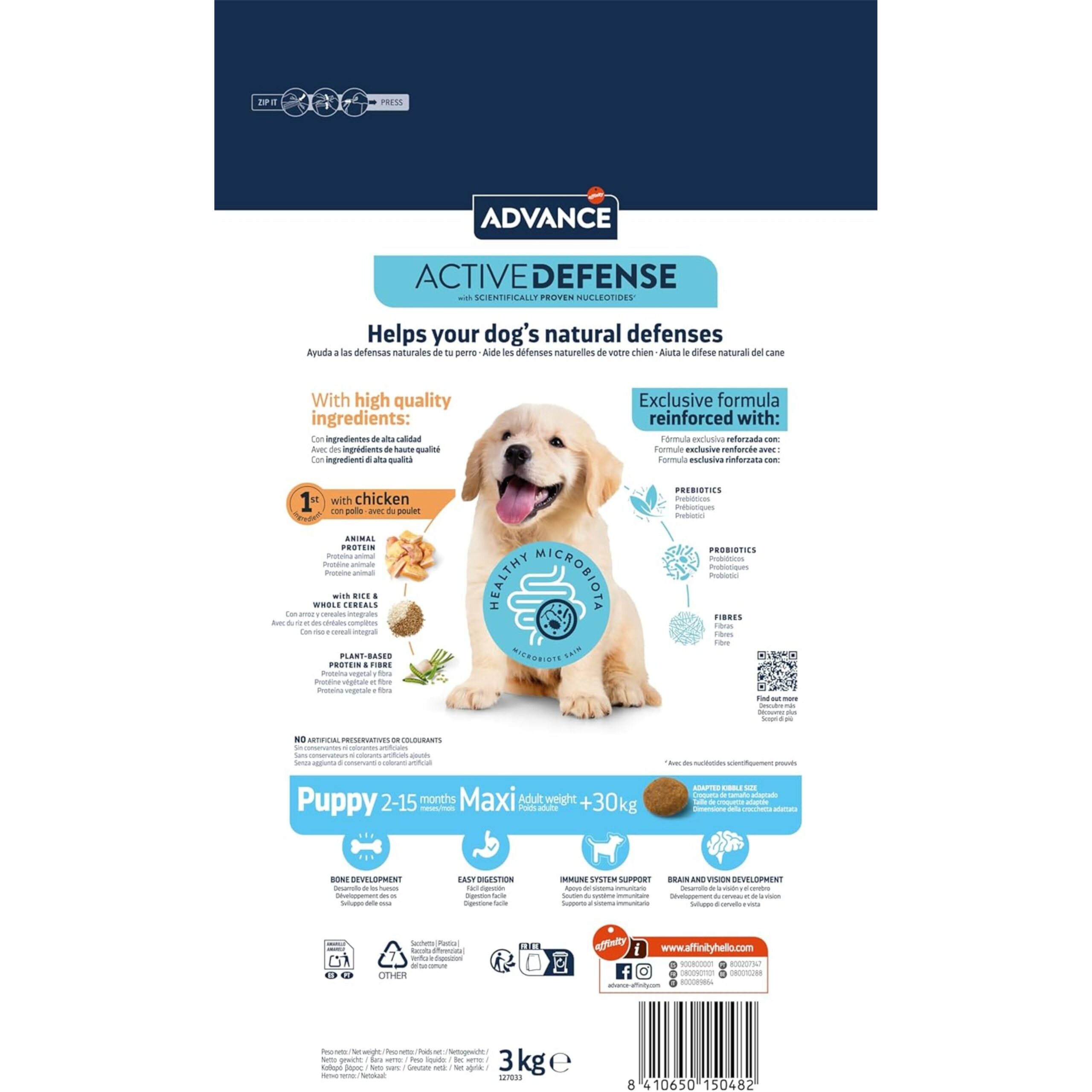 ADVANCE PUPPY MAXI 12 KG. - Imagen 2