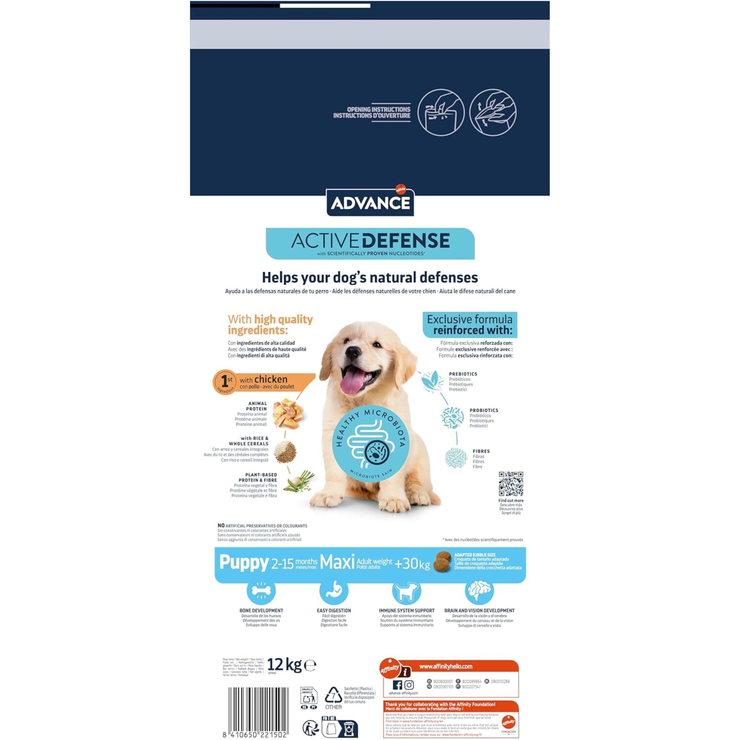 ADVANCE PUPPY MAXI 12 KG. - Imagen 4