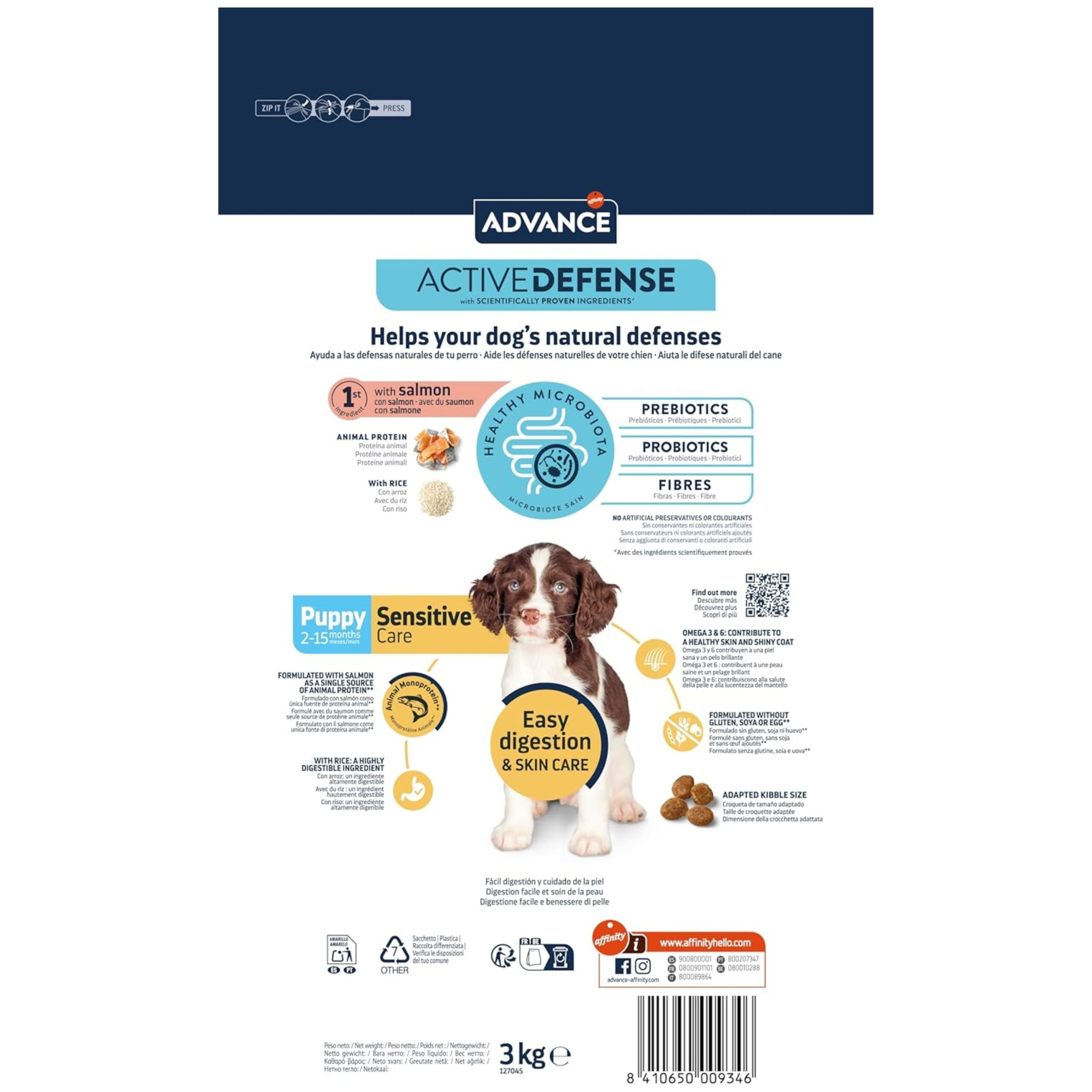 ADVANCE PUPPY SENSITIVE 3 KG. - Imagen 4