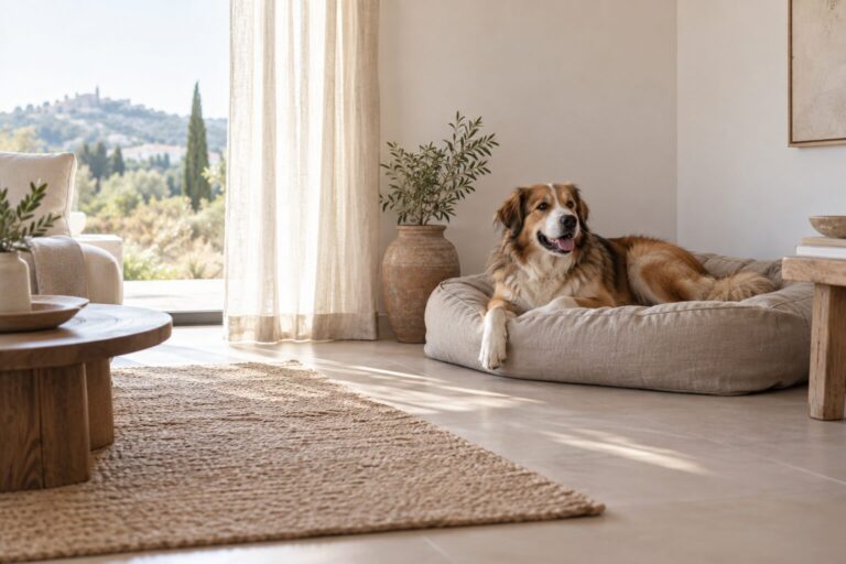Perro grande en piso pequeño: guía para convivir sin estrés