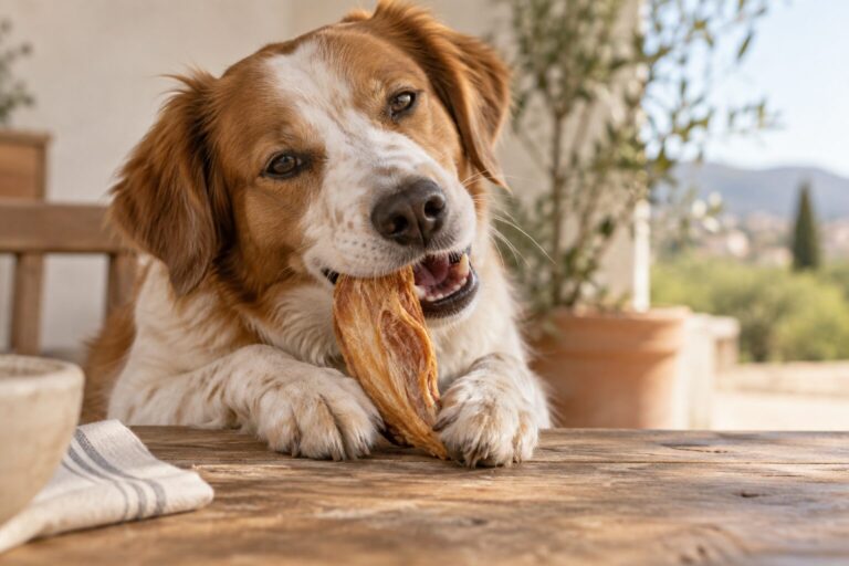 Premios deshidratados: por qué la mono-proteína importa para tu perro